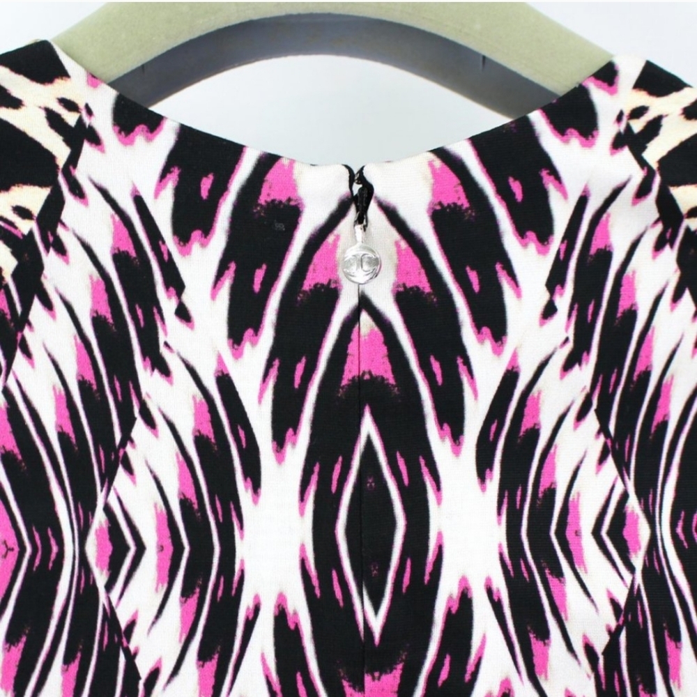 🎉🎈HOST PICK!🎈Just Cavalli GORGEOUS digital Slinky Midi Dress Large/m NEW - Picture 13 of 16